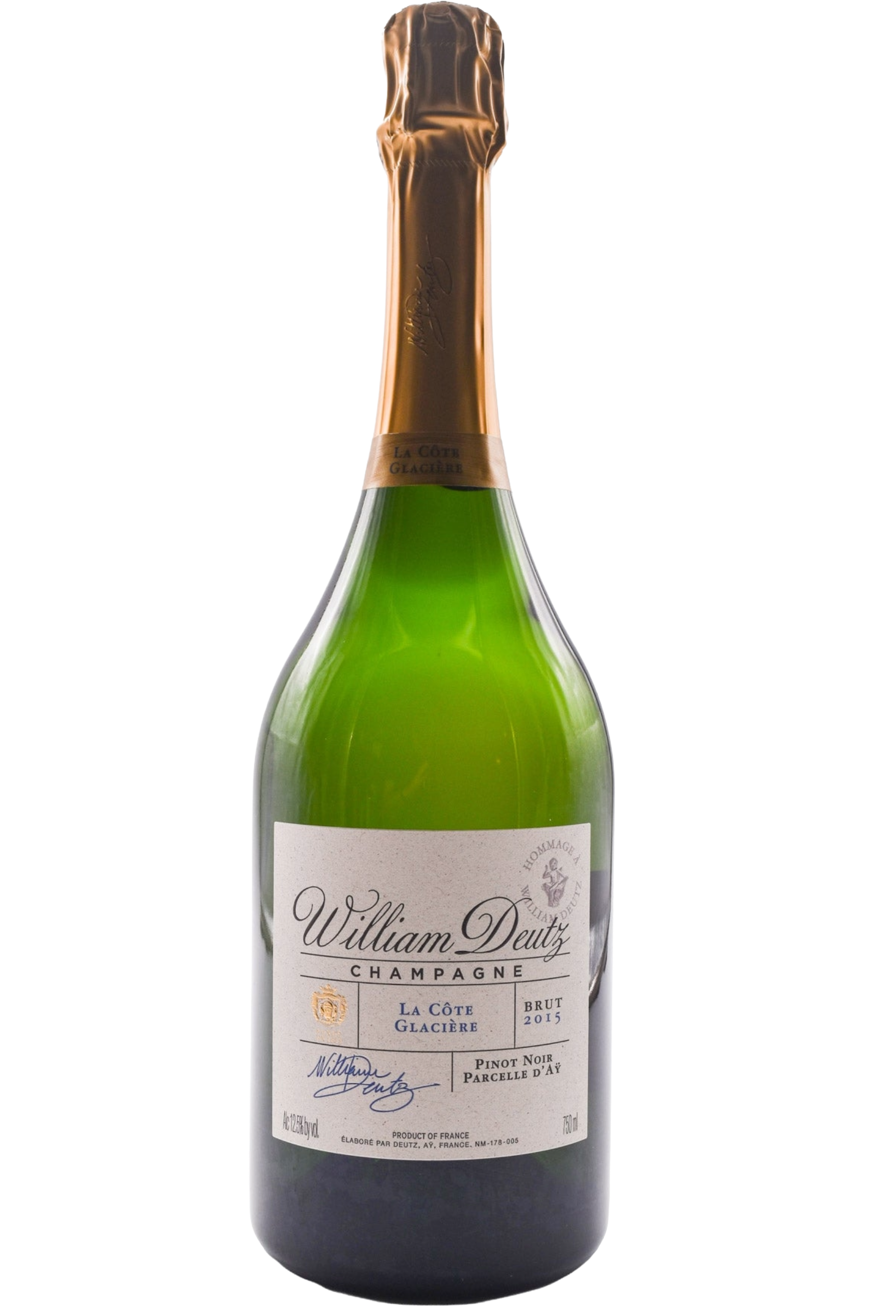 Champagne Deutz - Hommage à William Deutz La Côte Glacière 2015 - Champagne Millésimé