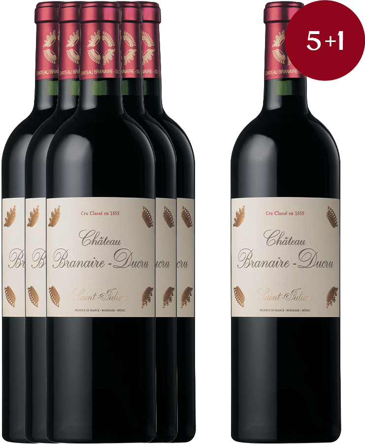 Château Branaire-Ducru 2014,  5 bouteilles achetées = 1 OFFERTE